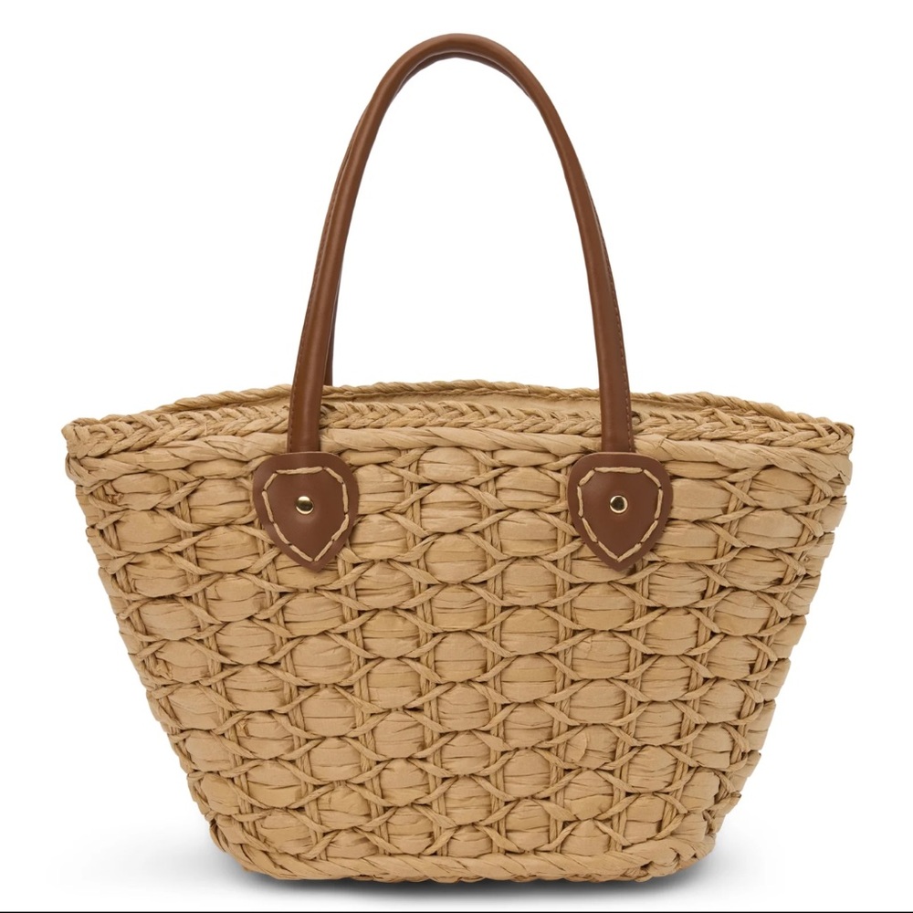 New w tags. Adrift bag w cognac straps. Lined. Beach by Matisse